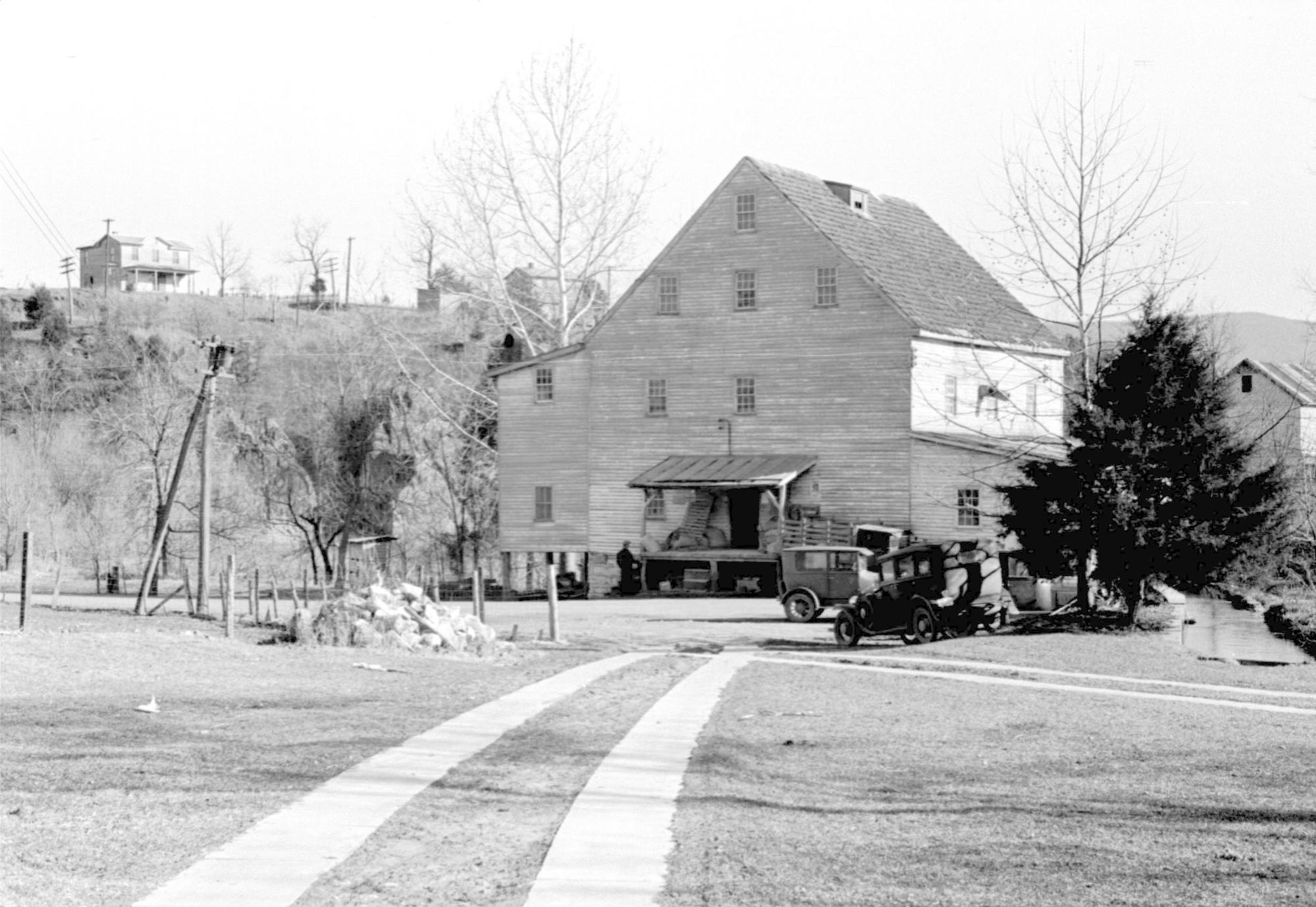Front of the mill, February 20, 1936